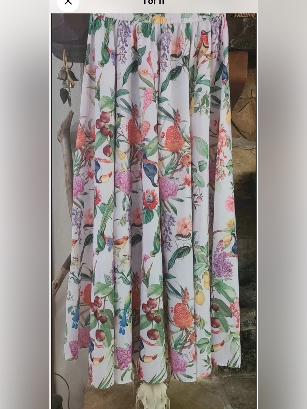 Calypso St. Barth Tropical Bird & Floral Two-Piece Set (Mixed Size) Large/XSmall - Picture 8 of 16